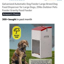 Automatic Dog Feeder Food Dispenser 25lbs