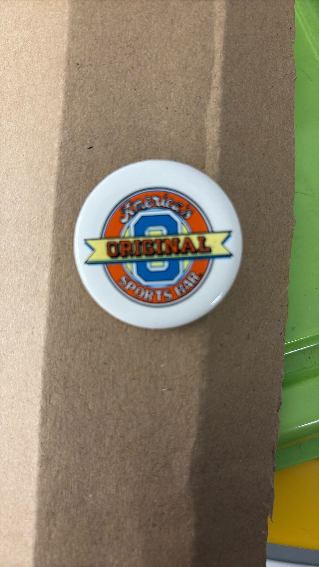 America’s original sports bar button