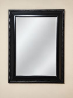 Brown Beaded Frame Wall Mirror
