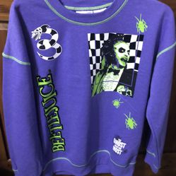 BEETLEJUICE LADIES SWEATSHIRT SZ SMALL NEW W TAGS
