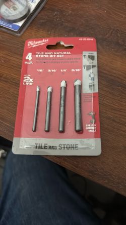 Milwaukee Tile And Stone Bits New