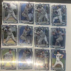 New York Yankees bowman chrome lot