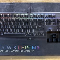 Razer RZ03-0176x BlackWidow X Chroma Wired Gaming Mechanical Keyboard