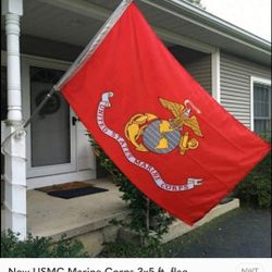 New USMC MARINE CORPS 3X5 FLAG Swipe ledt for more USMC sold separately. SHIPPING AVAILABLE