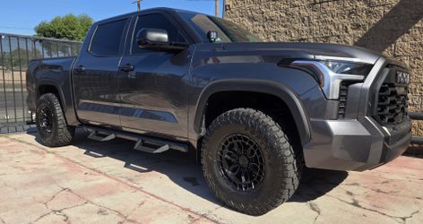 Nerf Bars Drop Steps Side Steps Running Boards Estribos Escalones 2022-2026Toyota Tundra Crew Max