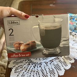 Coffee and tea glasses