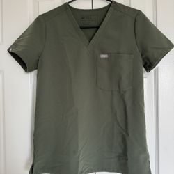 Figs Scrubs Set- Moss Green 