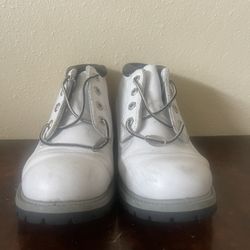White Timberland Boots