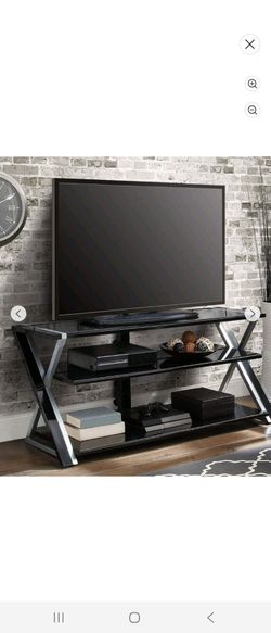 Whalen Xavier 3-in-1 Television Stand, Black
