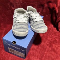 NEW Jellypop Dallas blue stripe, size 6.5 US