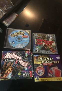 Roller coaster and sim theme park and super casino