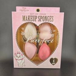 Disney Aristocats Makeup Sponges Set of Four Pawsitively Purrfect Marie Pink