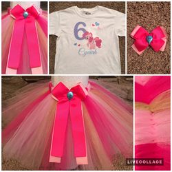 My little pony tutu outfit