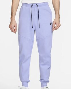 Nike Tech Fleece Joggers Pants Cuffed Light Thistle Purple Men's XL