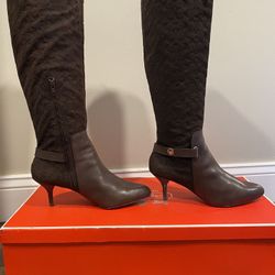 Dressy, Suede And Leather Coach Boots