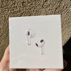 White Airpods Generation 3