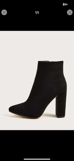 Black Heeled Boots