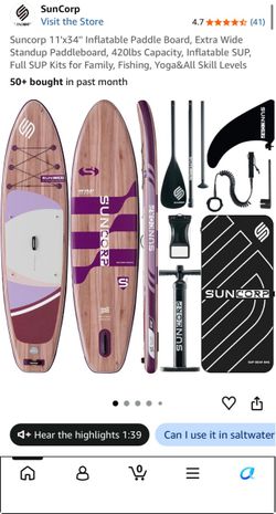 Suncorp 11’ Inflatable Paddle Board