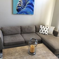 West Elm L Shape Couch