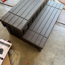 Spa Storage Steps New Assembled 