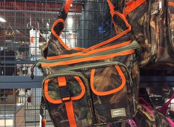 E-Z tote orange expandable hunting shoulder bag