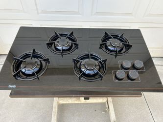 Creda Black Gas Stove Top