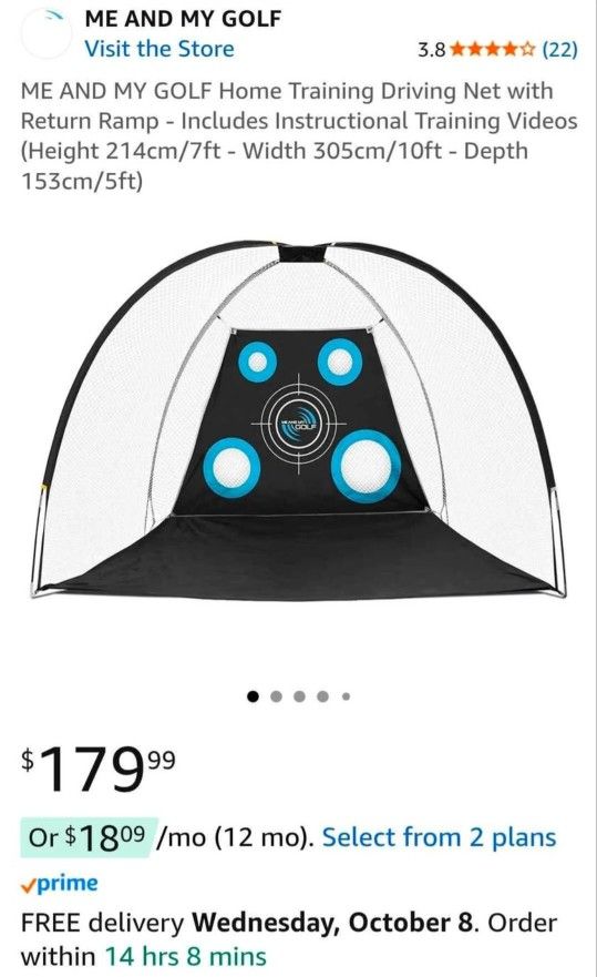 Super Sized Golf Practice Net β Brand New, Never Opened!