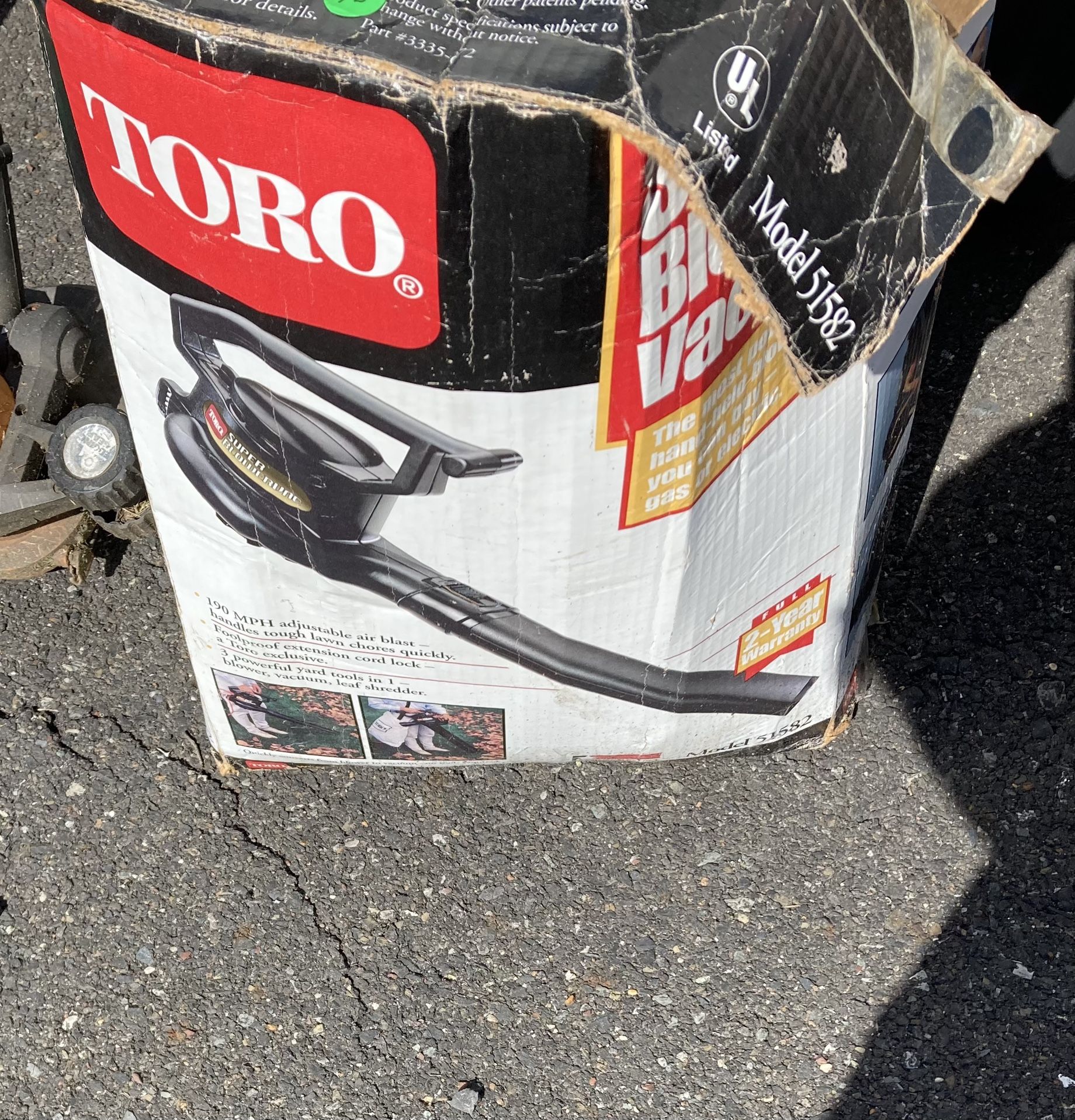 Toro Leaf Blower Vacuum