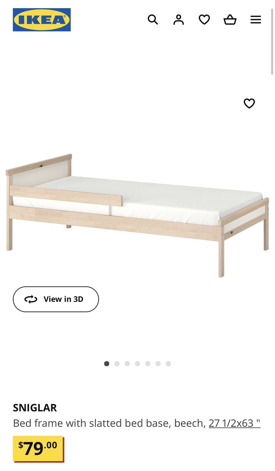 2X IKEA Kids Bed (USED) Read Description