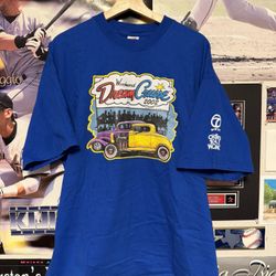 Vintage Men’s 2XL 2002 Woodward Dream Cruise Spell Out T-Shirt Blue EUC  