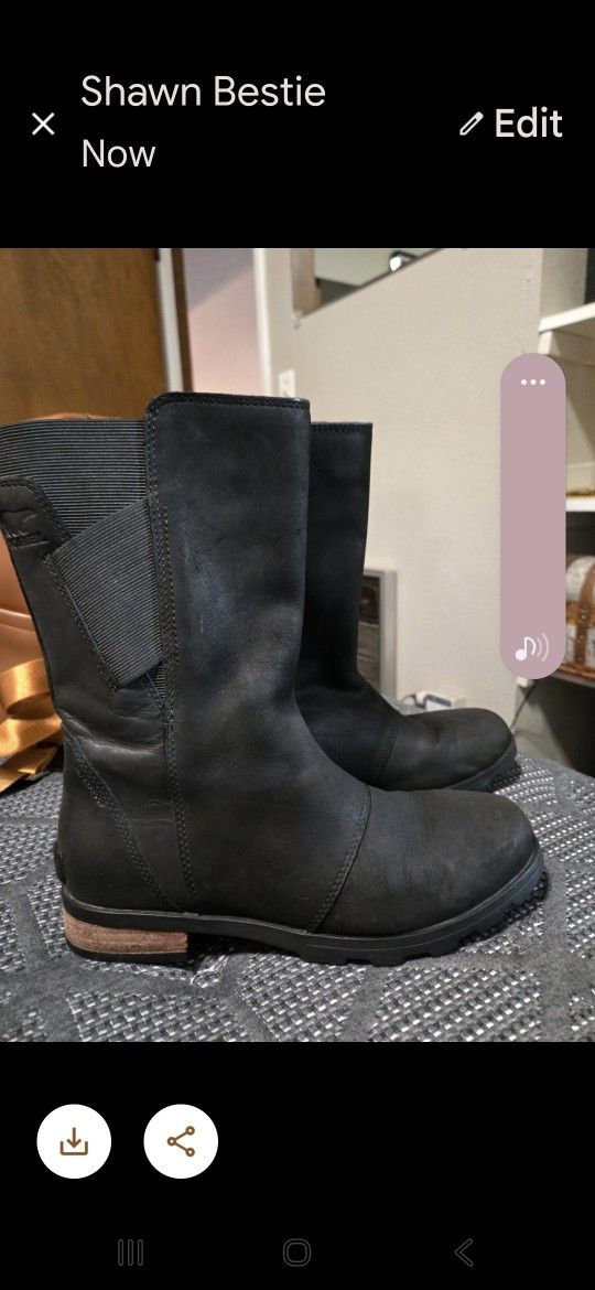 Sorel Womens Leather Boots