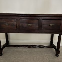 Solid Wood Console For Sale