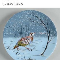 Vintage Haviland Limoges 12 Days Of Christmas Plates 1-6