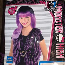 Monster High Fagtastic Fur Vest  For Halloween costume