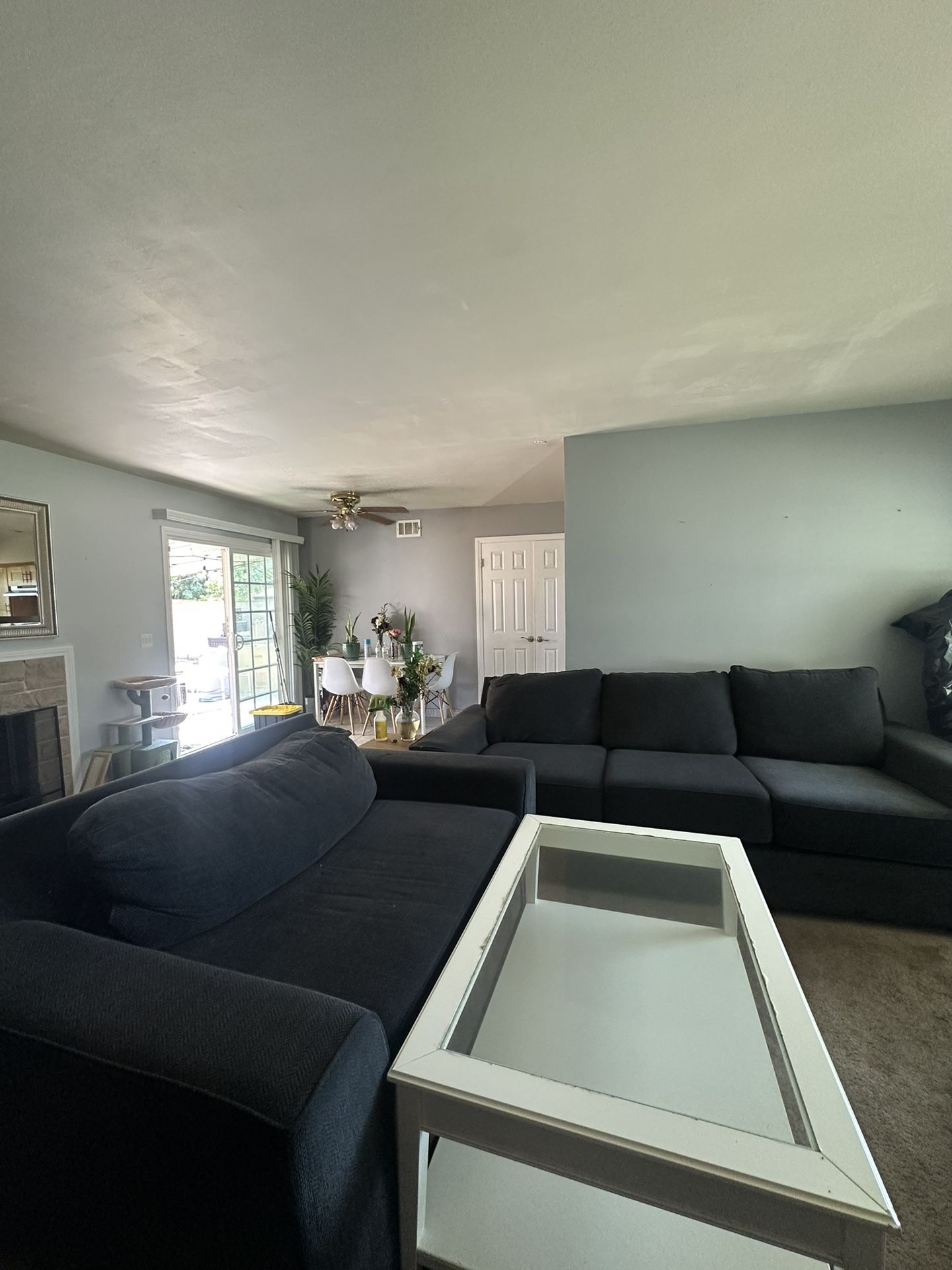 Navy Blue Couch