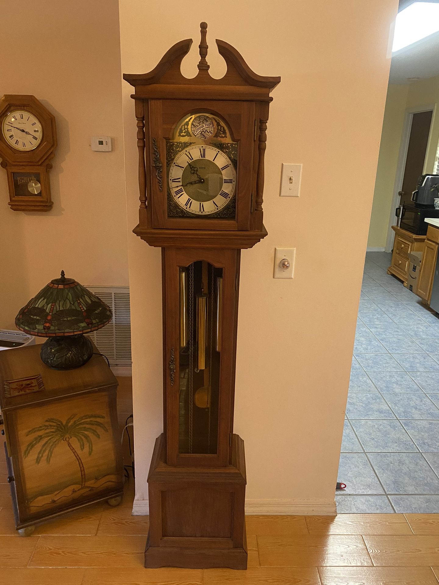 Antique Grandfather Clock 1970 Emperor Model 101