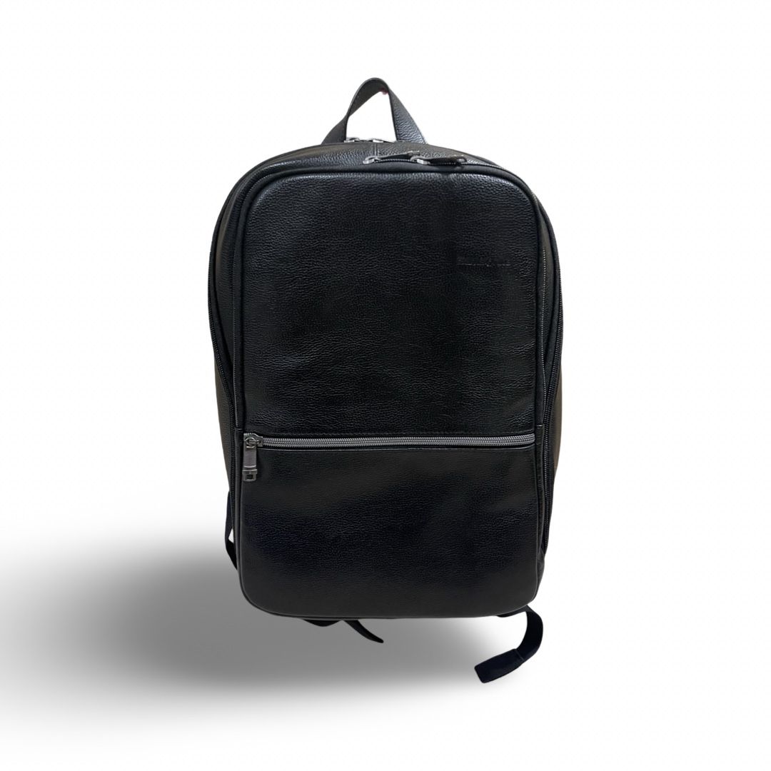 SAMSONITE Classic Leather Slim Backpack - BLACK