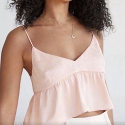 Aritzia Wilfred Lover Satin Camisole Size L