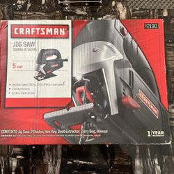 Craftsman Corded 5 Amp Jig Saw w/ Carrying Bag