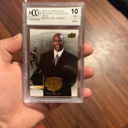 Beckett Grade 10 Mj Legacy Collection Gold Card