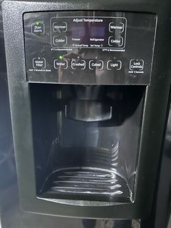 GE Black Refrigerator