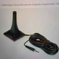OEM Denon  And Onkyo Setup Microphone Originally Work With Most Denon And Onkyo Model Stereo And Other Brands  Too. 