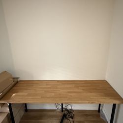 Ikea Countertop Table Desk Oak Saljan - Excellent Condition
