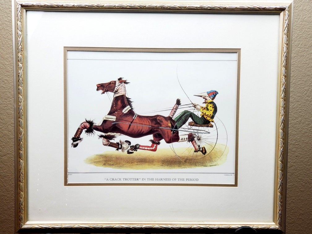 Vtg 1880 Currier & Ives Print 