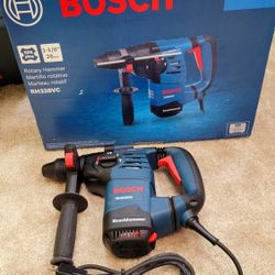 8 Amp 1-1/8 in. Corded Variable Speed SDS-Plus Concrete/Masonry Rotary Hammer Drill with  Carrying Case
