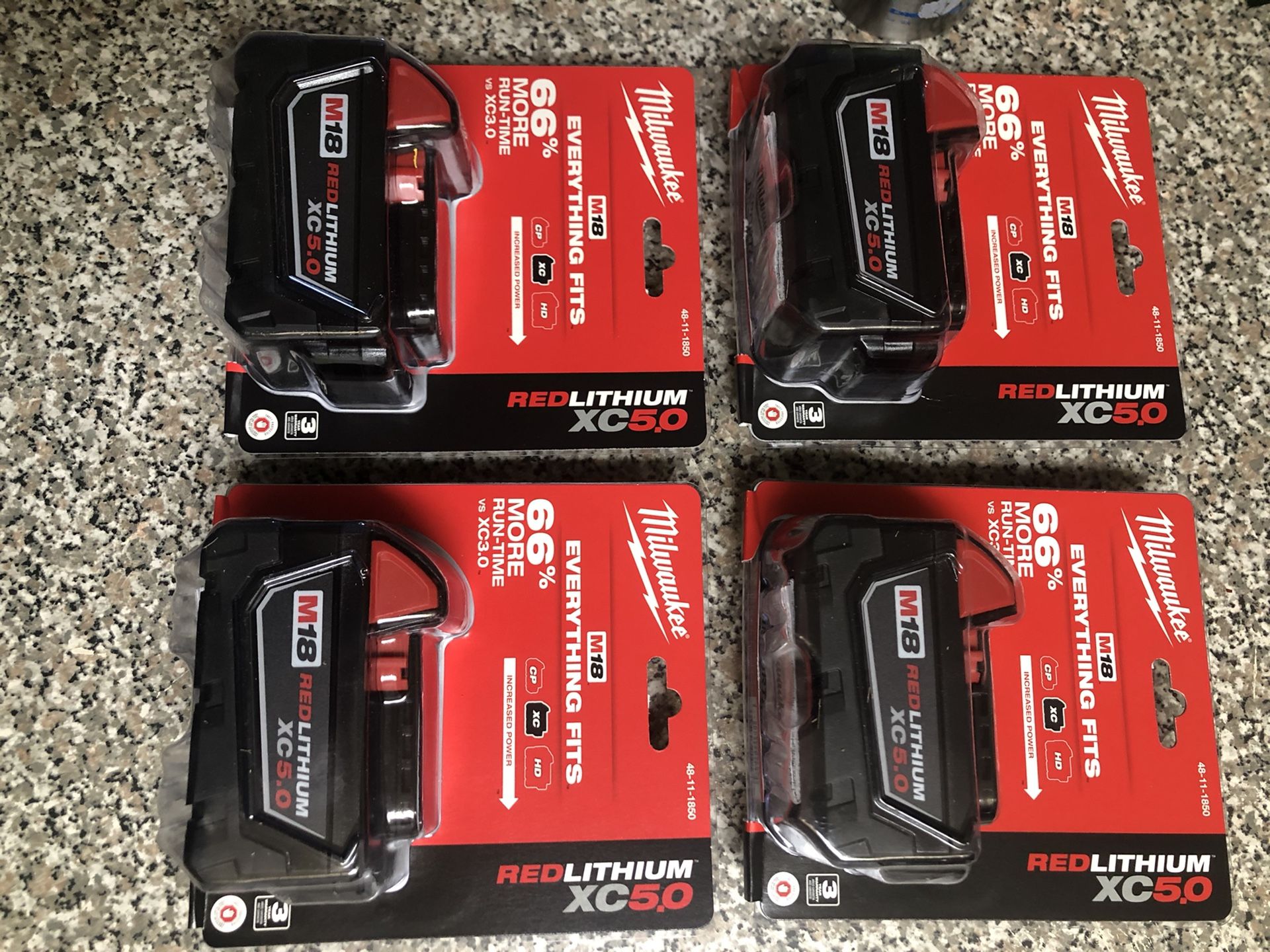 Milwaukee M18 18 Volt Lithium Ion XC Extended Capacity