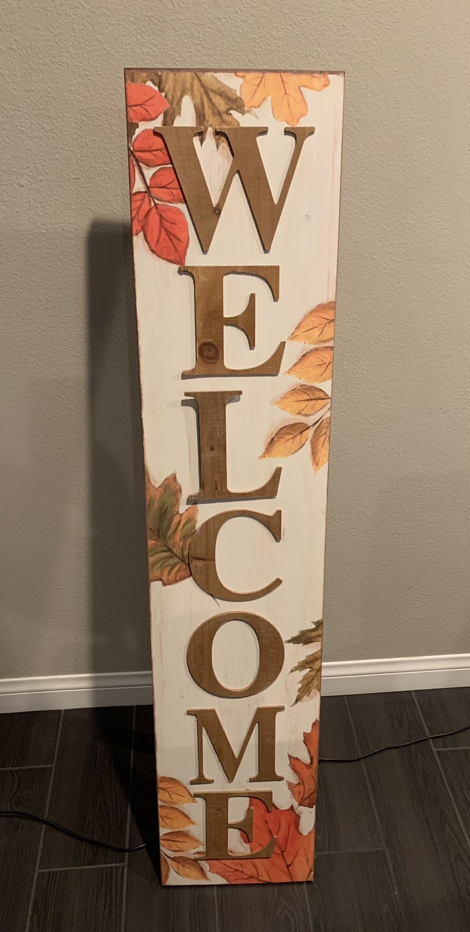 Welcome sign