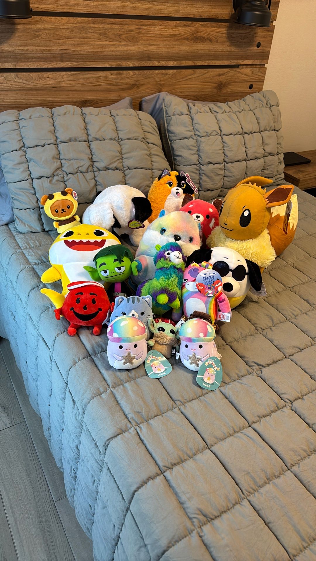 Multiple Stuffed Animals
