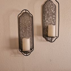4 Total Sconces Metal