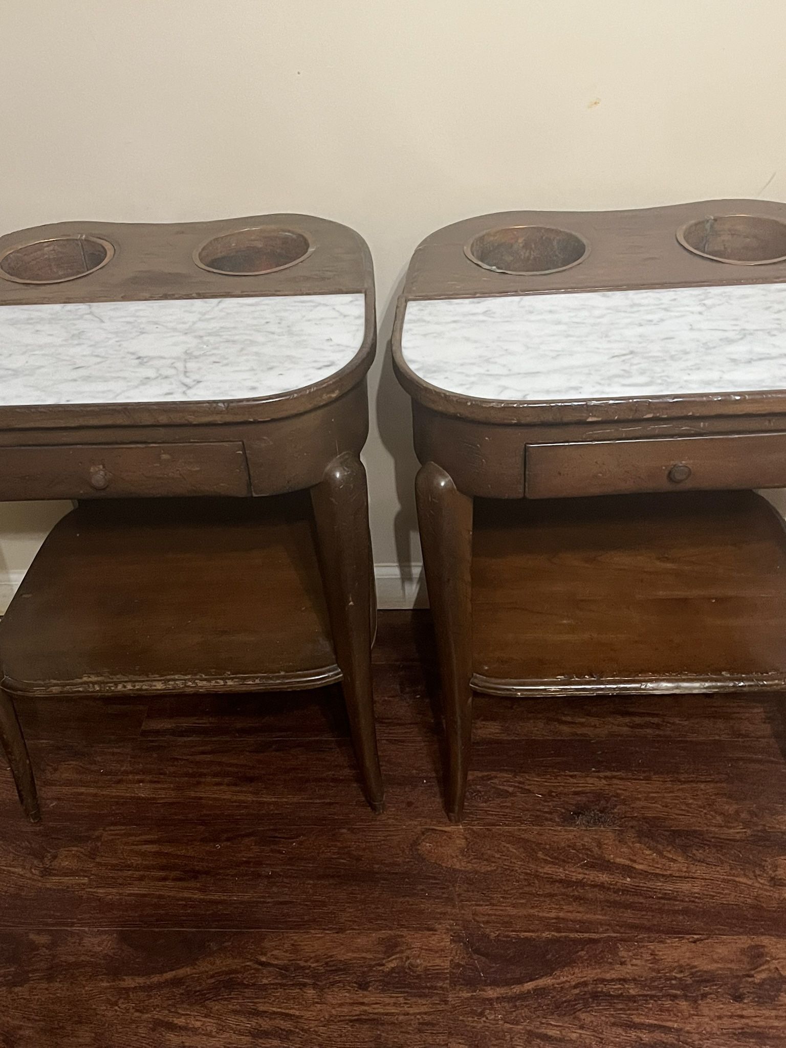 Antique Louis XV Style Rafraichissoir (2) Tables